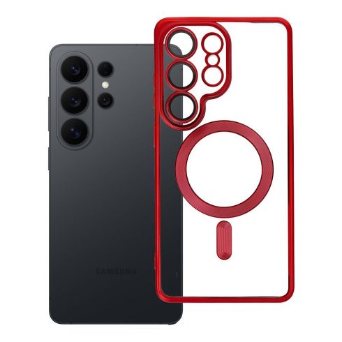Case for Samsung S26 ULTRA Electro Mag Cover compatible with MagSafe red