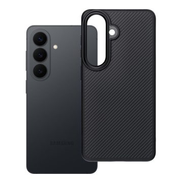   Samsung S26 Carbon Elite Mag Cover tok, amely kompatibilis a MagSafe fekete színnel