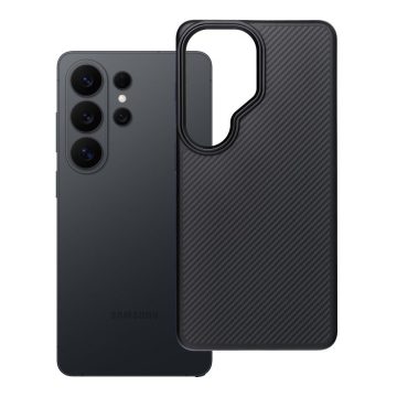   Samsung S26 Ultra Carbon Elite Mag Cover tok, amely kompatibilis a MagSafe fekete színnel