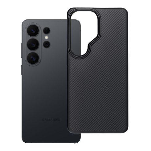 Samsung S26 Ultra Carbon Elite Mag Cover tok, amely kompatibilis a MagSafe fekete színnel