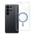 Case for Samsung S26 ULTRA Drop Glue Colorful Ring Mag Cover compatible with MagSafe light blue
