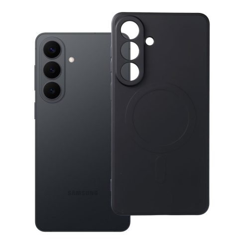 SILICONE MAG COVER case compatible with MagSafe for SAMSUNG S26 Plus black