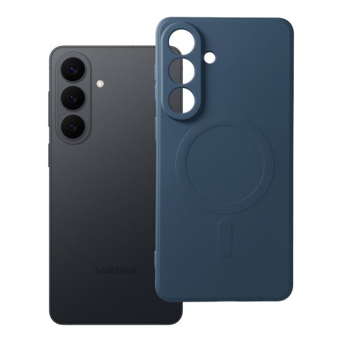 SILICONE MAG COVER case compatible with MagSafe for SAMSUNG S26 Plus blue