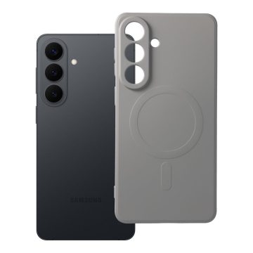   SILICONE MAG COVER case compatible with MagSafe for SAMSUNG S26 Plus grey titatnium