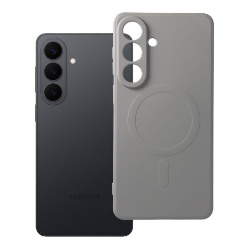 SILICONE MAG COVER case compatible with MagSafe for SAMSUNG S26 Plus grey titatnium