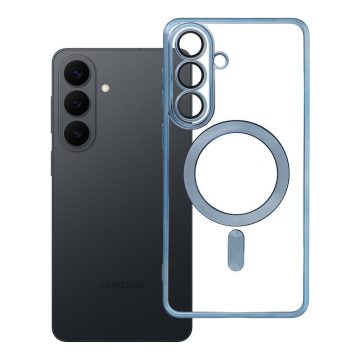   Samsung S26 PLUS Electro Mag Cover tok, amely kompatibilis a MagSafe kék színnel