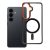 Samsung S26 Color Edge Mag Cover tok, amely kompatibilis a MagSafe fekete-arany technológiával
