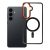 Samsung S26 PLUS Color Edge Mag Cover tok, amely kompatibilis a MagSafe czarno black-gold technológiával
