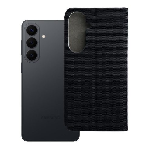 SENSITIVE könyvestáska SAMSUNG S26 Edge fekete