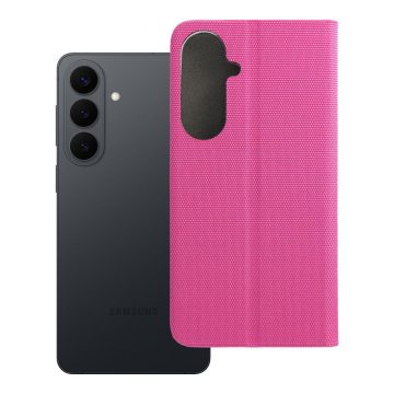 SENSITIVE SAMSUNG S26 Edge könyves tok világos rózsaszín