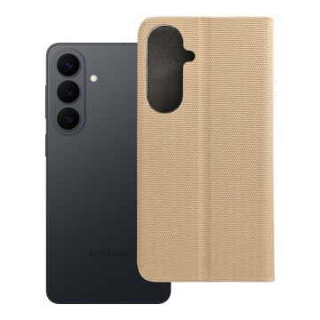 SENSITIVE könyvestáska SAMSUNG S26 Edge arany