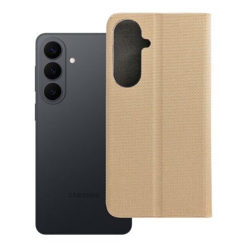 SENSITIVE könyvestáska SAMSUNG S26 Edge arany