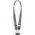 GUESS univerzális szíj GUUCNP4DGMB (4G PU Strap Tether Patch Strass Metal Logo) kék