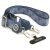 GUESS univerzális szíj GUUCNP4DGMB (4G PU Strap Tether Patch Strass Metal Logo) kék