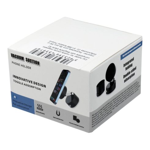 Autós tartó mobiltelefonhoz mágneses, MagSafe fekete kompatibilis