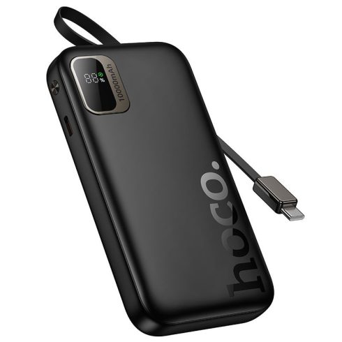 Powerbank Hoco 10000 mAh QC PD 20W with retractable cable USB C Q51 black