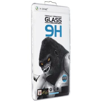   3D Full Cover Tempered Glass X-ONE - Samsung Galaxy S26 Plus készülékhez (tokbarát) - működő ujjlenyomat-érzékelő