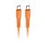 Cable USB C to USB C Forcell F-Energy QC4.0 PD 5A 100W Silicone 1 m C347 navy orange