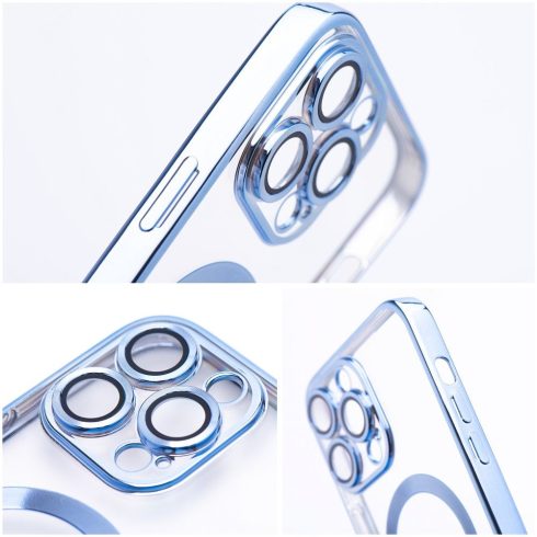 Case for Samsung A57 Electro Mag Cover compatible with MagSafe blue