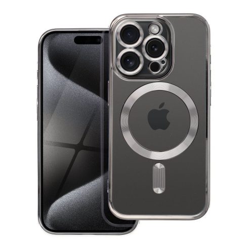 Case for Samsung A57 Electro Mag Cover compatible with MagSafe titanium