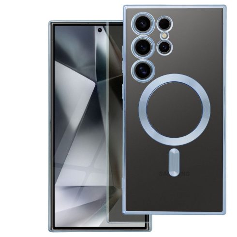 Case for Samsung A37 Electro Mag Cover compatible with MagSafe blue