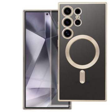   Case for Samsung A37 Electro Mag Cover compatible with MagSafe gold