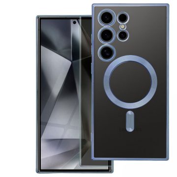   Case for Samsung A37 Electro Mag Cover compatible with MagSafe titanium blue