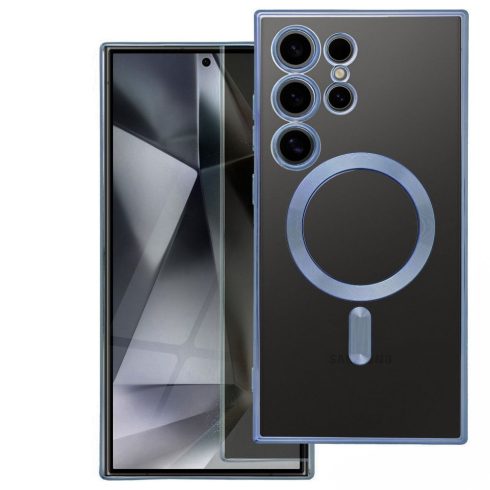 Case for Samsung A37 Electro Mag Cover compatible with MagSafe titanium blue