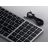   Wireless keyboard QWERTY Satechi Slim X2 ST-BTSX2M space gray