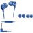   Vezetékes fülhallgató mikrofon csatlakozóval 3,5mm PHILIPS SHE3705BL kék