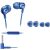 Vezetékes fülhallgató mikrofon csatlakozóval 3,5mm PHILIPS SHE3705BL kék