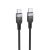 Szilikon kábel USB C USB C Hoco 3A 60W 3 m X109 fekete