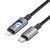 LED kábel USB C Lightning Hoco PD 27W-hoz 1,2 m U144 fekete