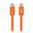   Cable USB C to USB C Forcell F-Energy QC4.0 PD 5A 100W Cafule Color 1,2 m ACYH23 orange