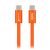 Cable USB C to USB C Forcell F-Energy QC4.0 PD 5A 100W Cafule Color 1,2 m ACYH23 orange