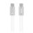   Cable USB C to USB C Forcell F-Energy QC4.0 PD 5A 100W Cafule Flat 1,2m CCFN23 white