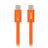   Cable USB C to USB C Forcell F-Energy QC4.0 PD 5A 100W Cafule Flat 1,2 m CCFN23 orange
