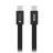   Cable USB C to USB C Forcell F-Energy QC4.0 PD 5A 100W Cafule Flat 1,2 m CCFN23 black