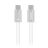   Cable USB C to USB C Forcell F-Energy QC4.0 PD 5A 240W Cafule Flat 1,2m CCFN23 white