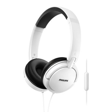Wired headphones jack 3,5mm PHILIPS SHL5030WT white