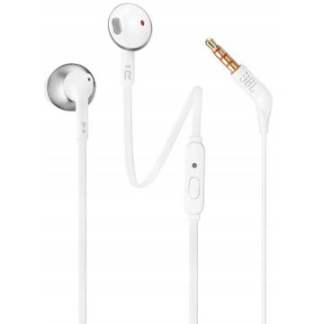 Vezetékes fülhallgató Jack 3,5 mm JBL T205 fehér