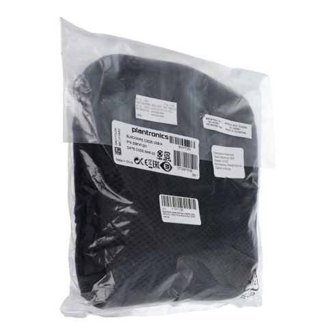 Vezetékes fejhallgató Jack 3,5 mm / USB A Poly Blackwire C3225 fekete