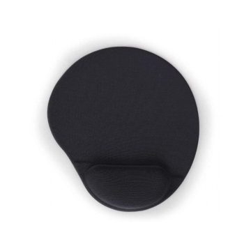 Egérpad csuklótámasz MP-GEL-BLACK 260x220 fekete