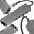 Adapter HUB 5in1 USB C ART OEM-C15-1 ezüst