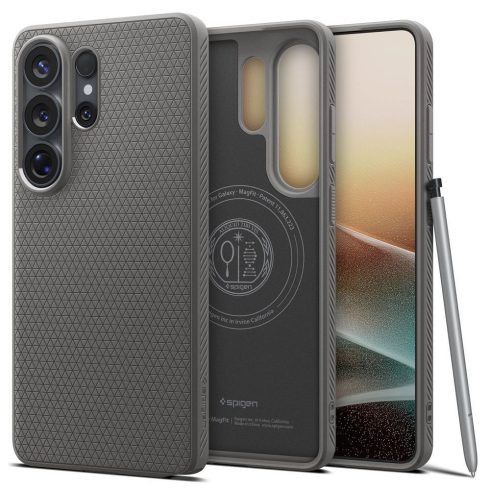 SPIGEN tok LIQUID AIR MAG kompatibilis a MagSafe-el SAMSUNG S26 Ultra márványszürke