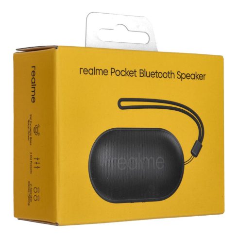 Vezeték nélküli hangszóró 3W 6h IPX5 Realme Pocket szürke