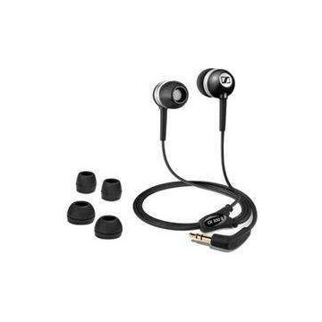   Vezetékes fülhallgató csatlakozó 3,5 mm Sennheiser CX 300-II Precíziós fekete