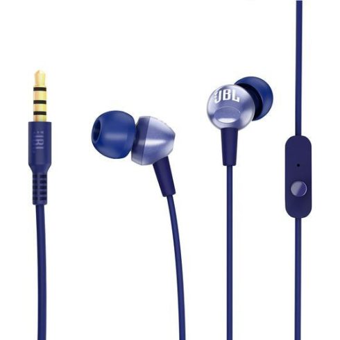 Vezetékes fülhallgató Jack 3,5 mm JBL C200Si kék