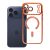 Case for iPhone 17 PRO MAX Electro Mag Cover compatible with MagSafe orange