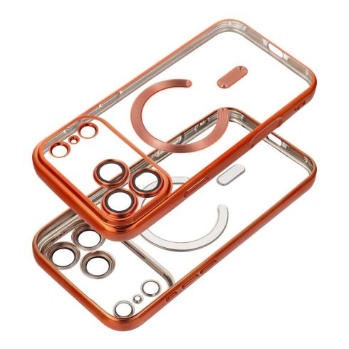 Case for iPhone 17 PRO MAX Electro Mag Cover compatible with MagSafe orange